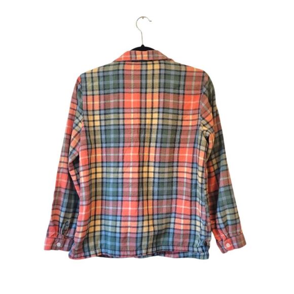 L.L. Bean Plaid Flannel Button Down Shirt - Picture 2 of 5